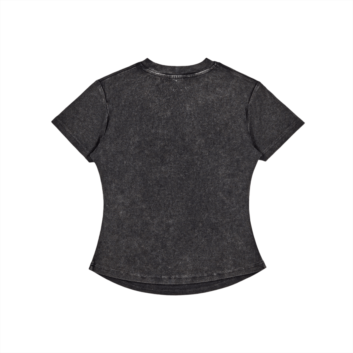 Moon Oath | Vintaged-Wash Bodycon Cotton T-Shirt