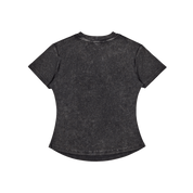 Moon Oath | Vintaged-Wash Bodycon Cotton T-Shirt