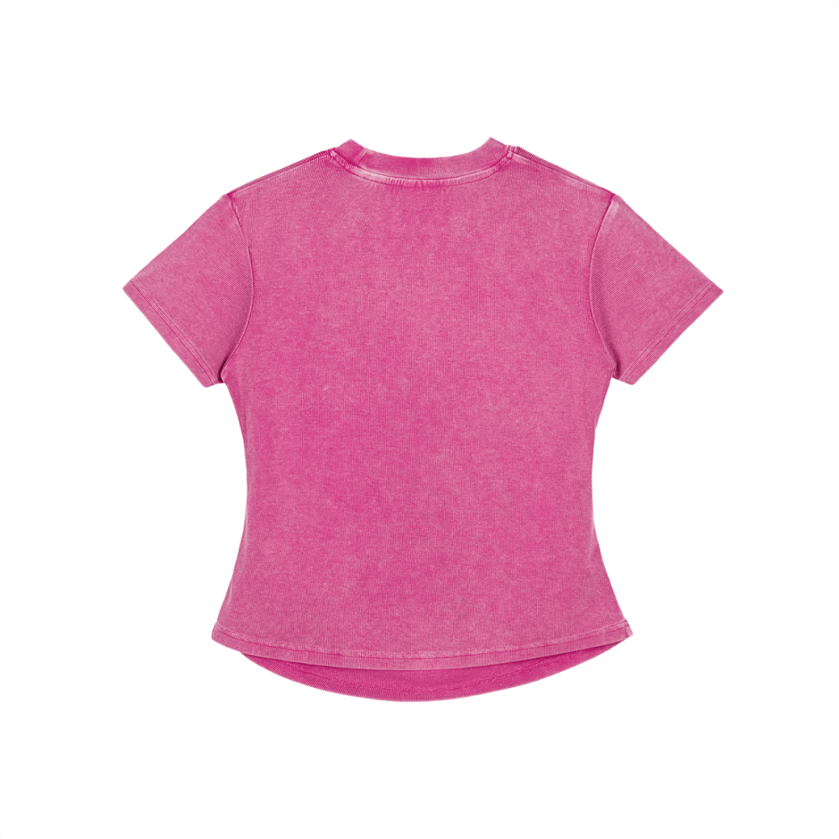 Moon Oath | Vintaged-Wash Bodycon Cotton T-Shirt