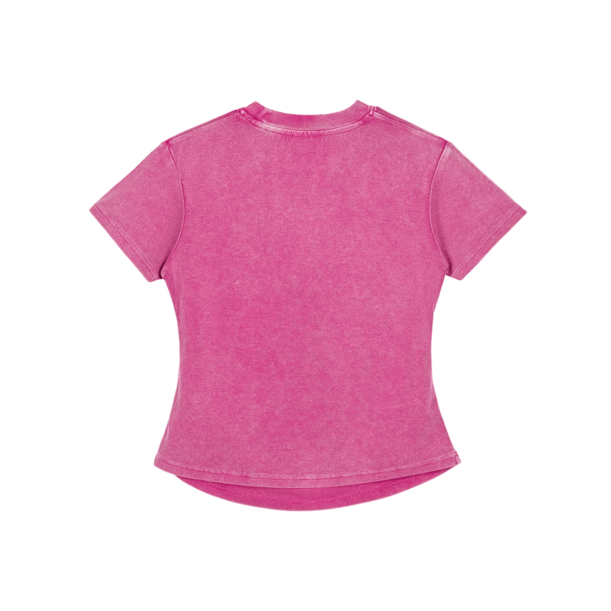 Moon Oath | Vintaged-Wash Bodycon Cotton T-Shirt