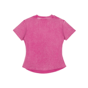 Moon Oath | Vintaged-Wash Bodycon Cotton T-Shirt