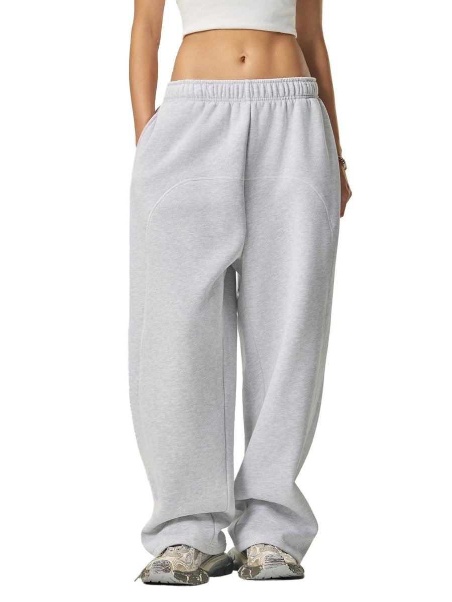 Moon Oath | Women's Contrast-Stitched Fleece Sweatpants