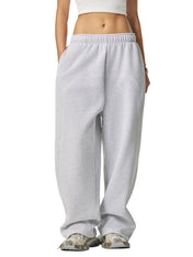 Moon Oath | Women's Contrast-Stitched Fleece Sweatpants