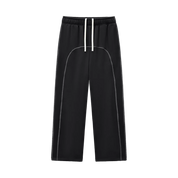 Moon Oath | Women's Contrast-Stitched Fleece Sweatpants