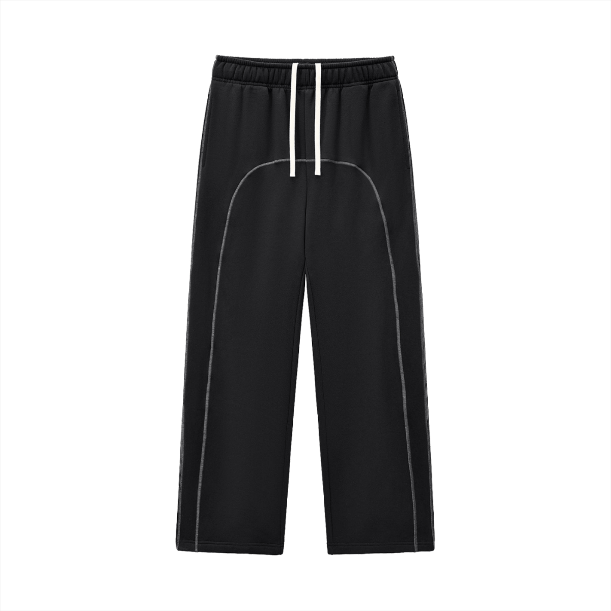 Moon Oath | Women's Contrast-Stitched Fleece Sweatpants