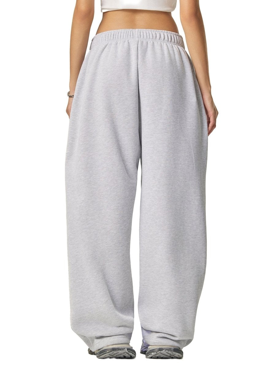 Moon Oath | Women's Contrast-Stitched Fleece Sweatpants