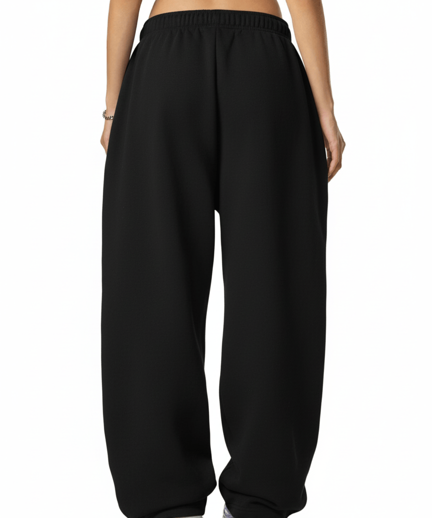 Moon Oath | Women's Contrast-Stitched Fleece Sweatpants