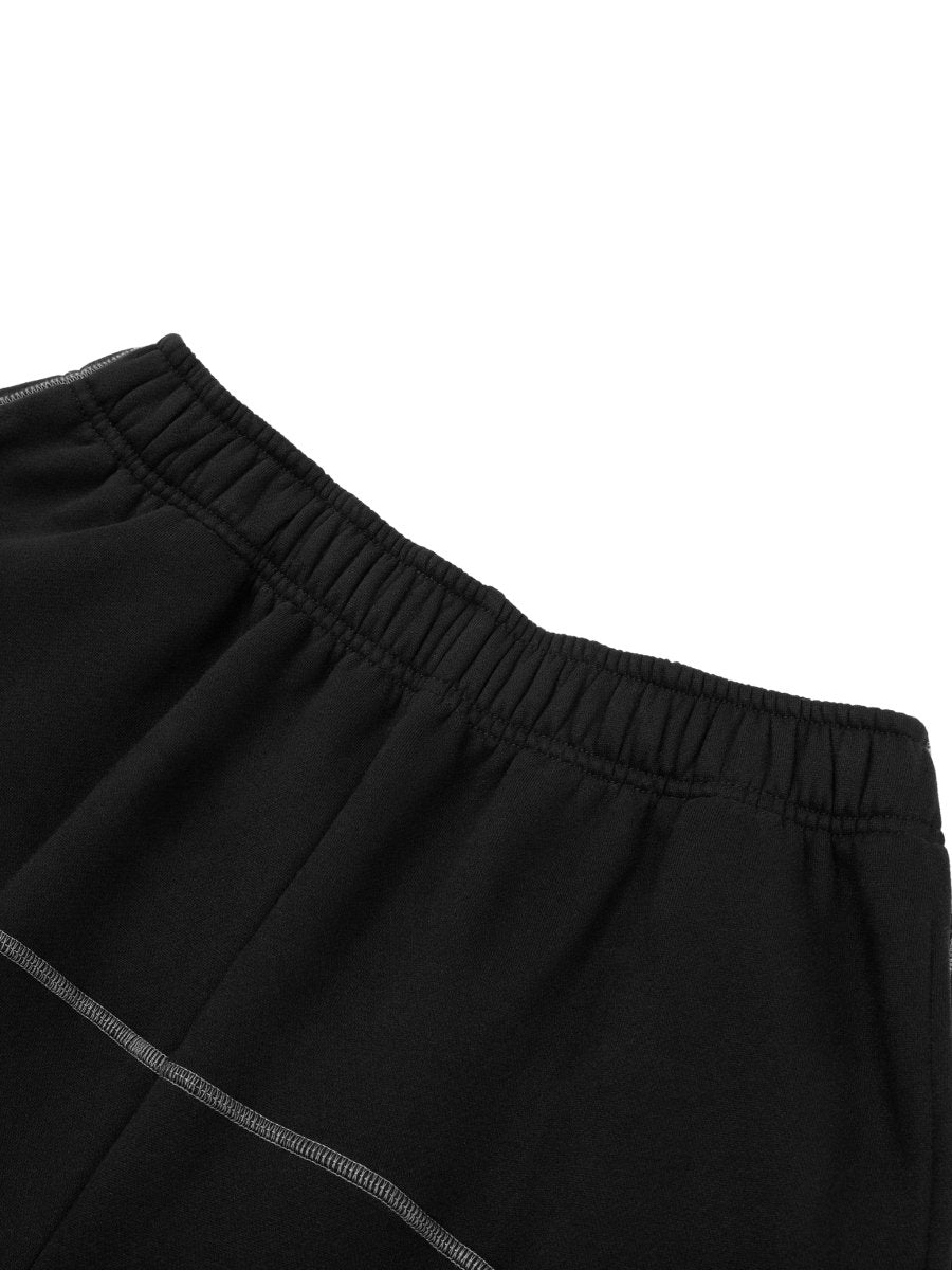 Moon Oath | Women's Contrast-Stitched Fleece Sweatpants