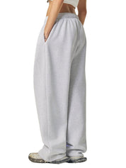 Moon Oath | Women's Contrast-Stitched Fleece Sweatpants