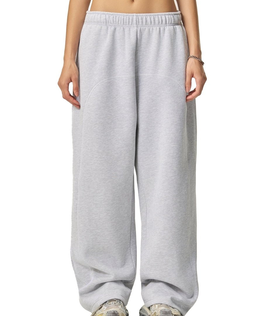  S Moon Oath | Women's Contrast-Stitched Fleece Sweatpants