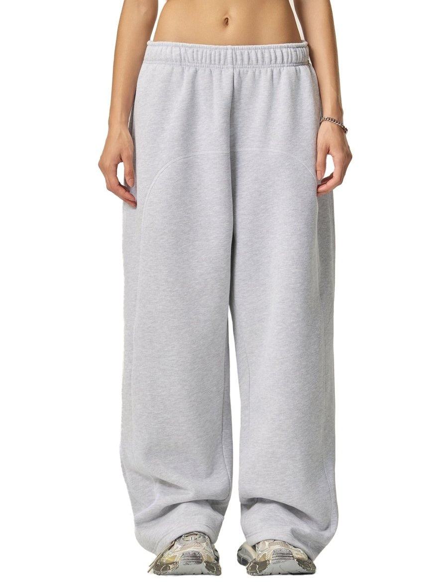  S Moon Oath | Women's Contrast-Stitched Fleece Sweatpants