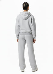 Moon Oath | Women’s Gray Contrast Fleece Set