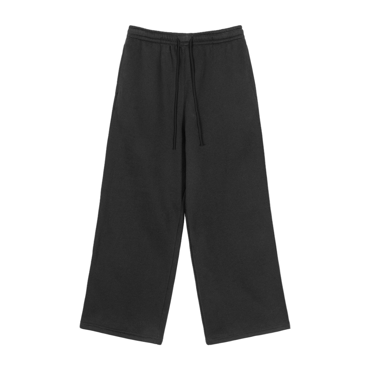  S Moon Oath | Fleece Drawstring Straight-Leg Sweatpants For Men