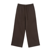Brown / S Fleece Drawstring Straight-Leg Sweatpants For Women