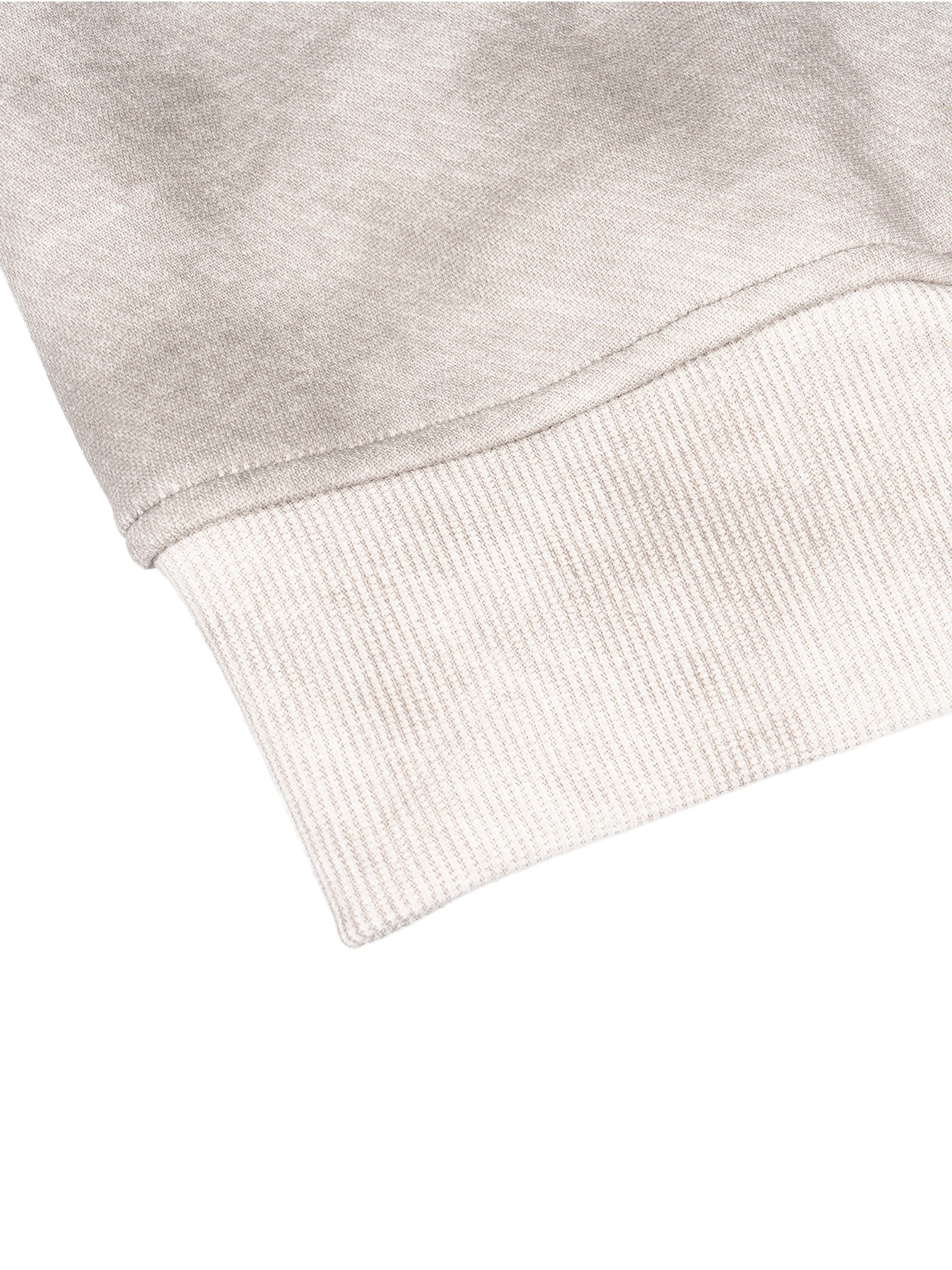 Dirty Washed Zip-Up Fleece Hoodie For Men