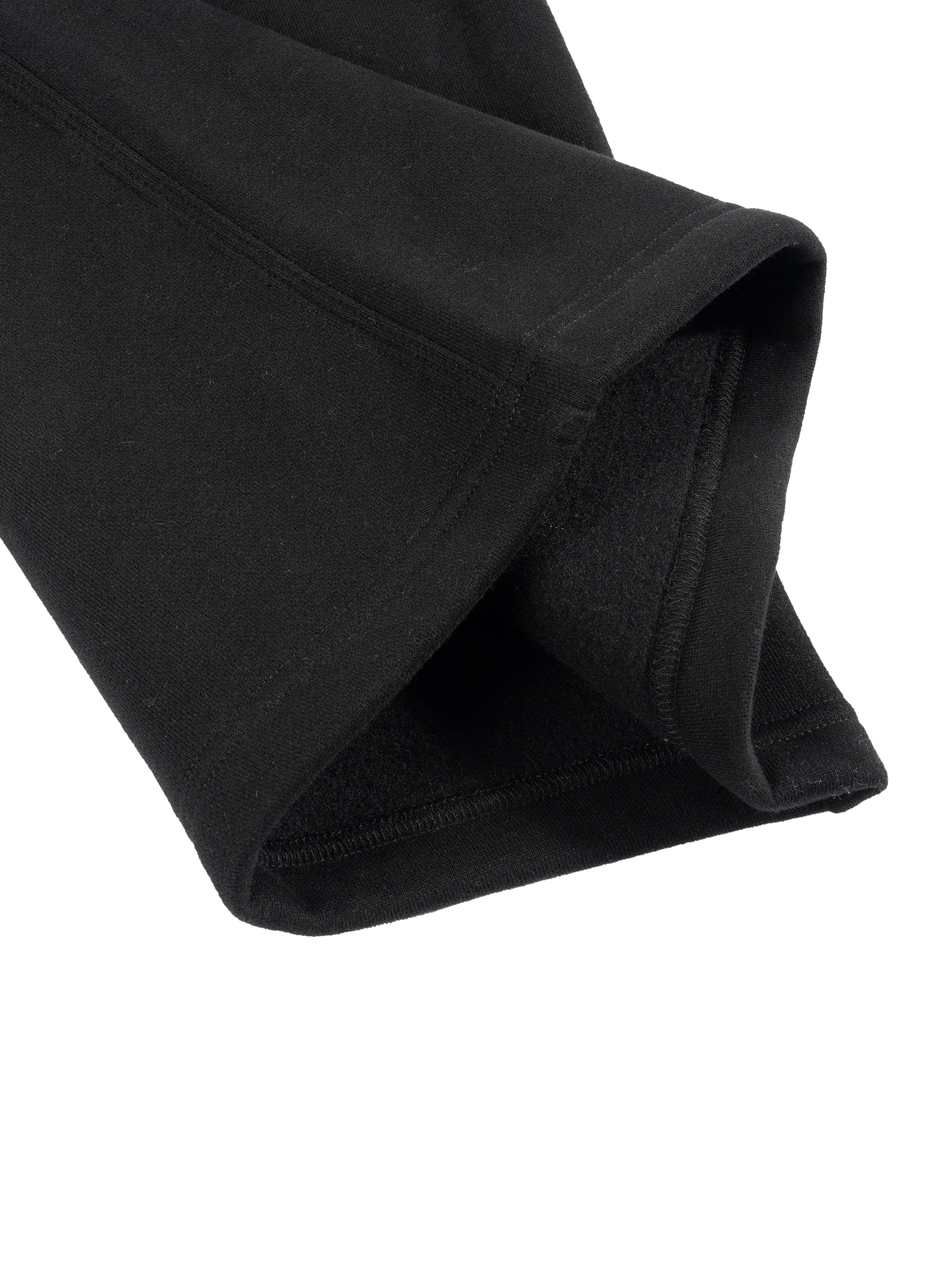 Fleece Drawstring Straight-Leg Sweatpants For Women