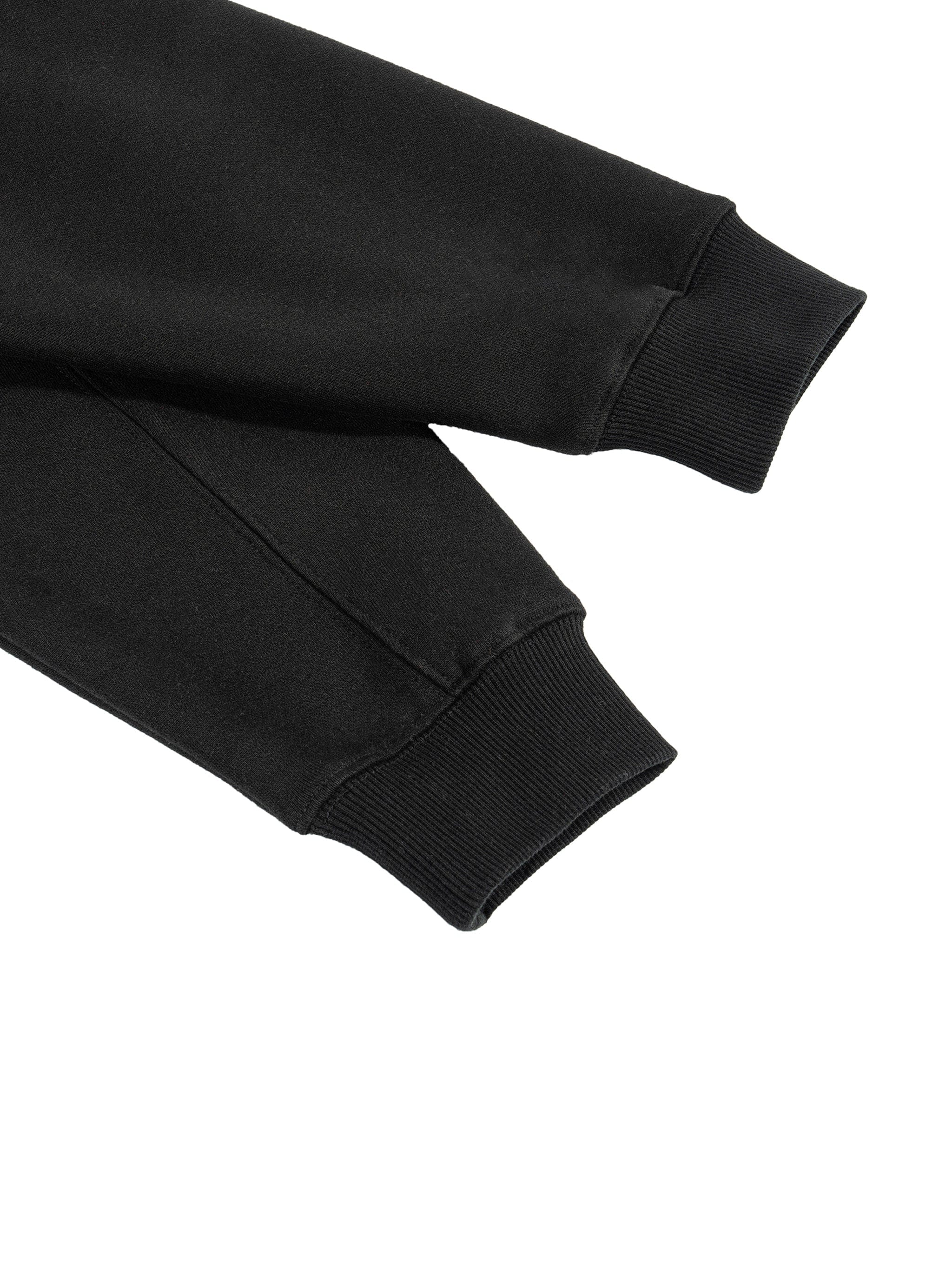 Fleece Zip-Up Boxy Hoodie For Men