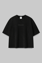 Stone Grid 001 Boxy Tee - TOPARADI