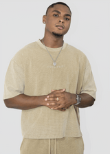 Stone Grid 001 Boxy Tee
