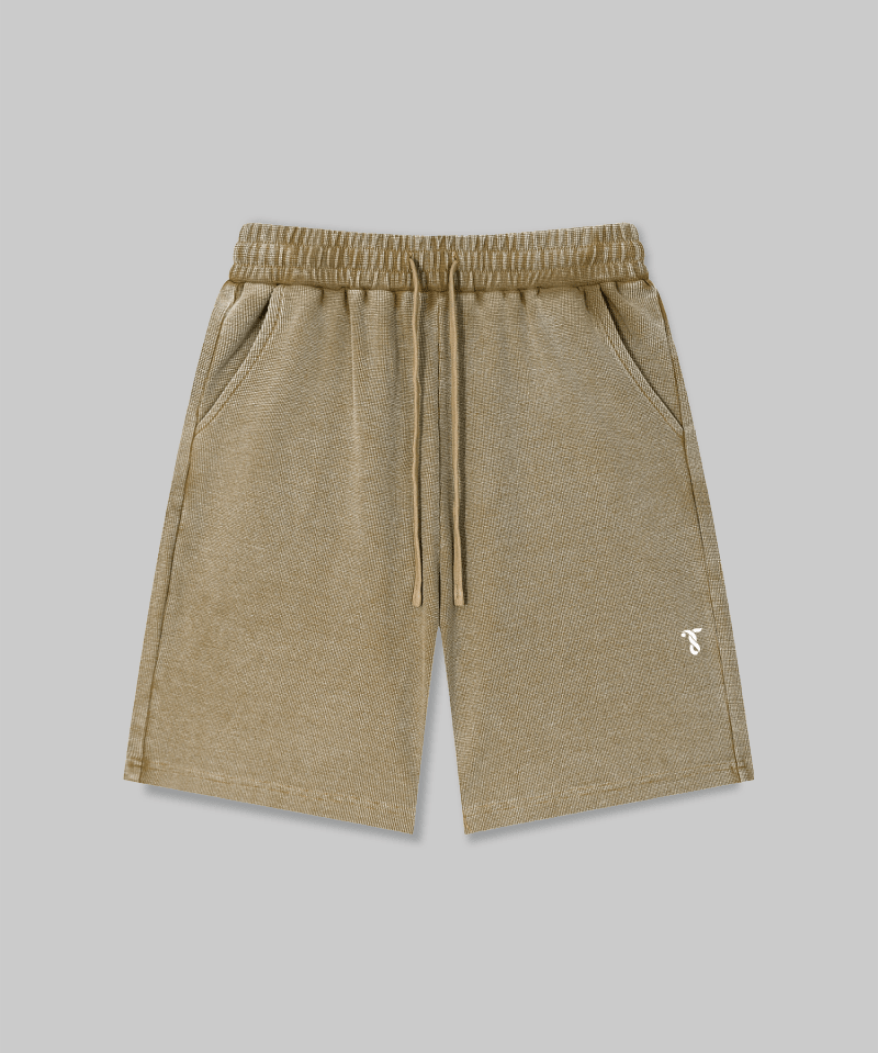 Stone Grid 001 Shorts - TOPARADI