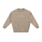 Beige / S Sun Oath | Fleeced Sweatshirt