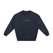 Blue / S Sun Oath | Fleeced Sweatshirt