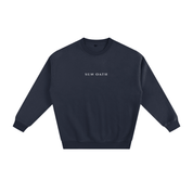 Blue / S Sun Oath | Fleeced Sweatshirt