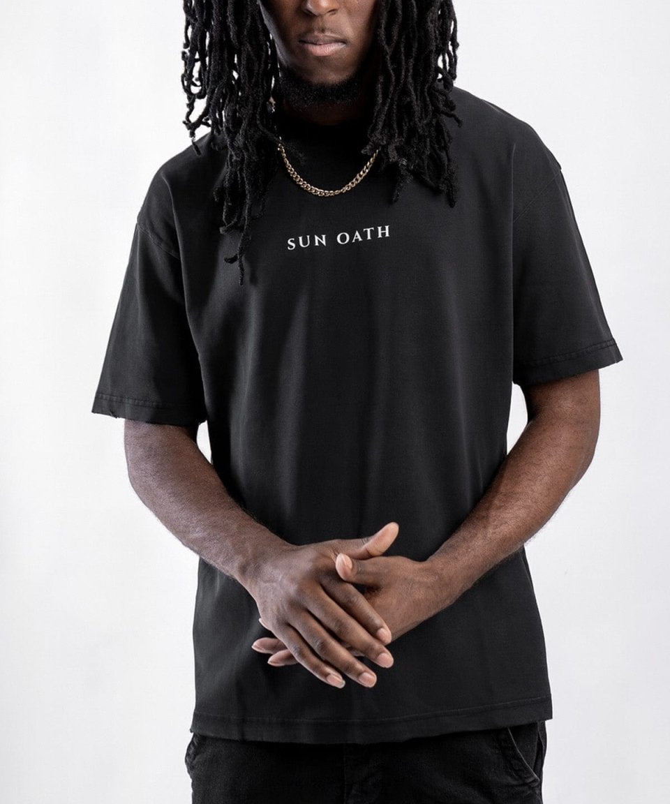  S Sun Oath | Vintage Hand-Frayed Tee