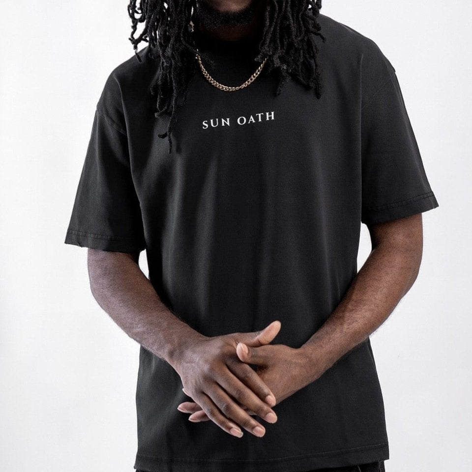  S Sun Oath | Vintage Hand-Frayed Tee