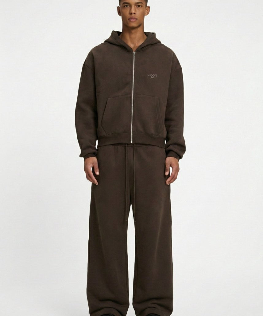Moon Oath | Men’s Brown Fleece Set
