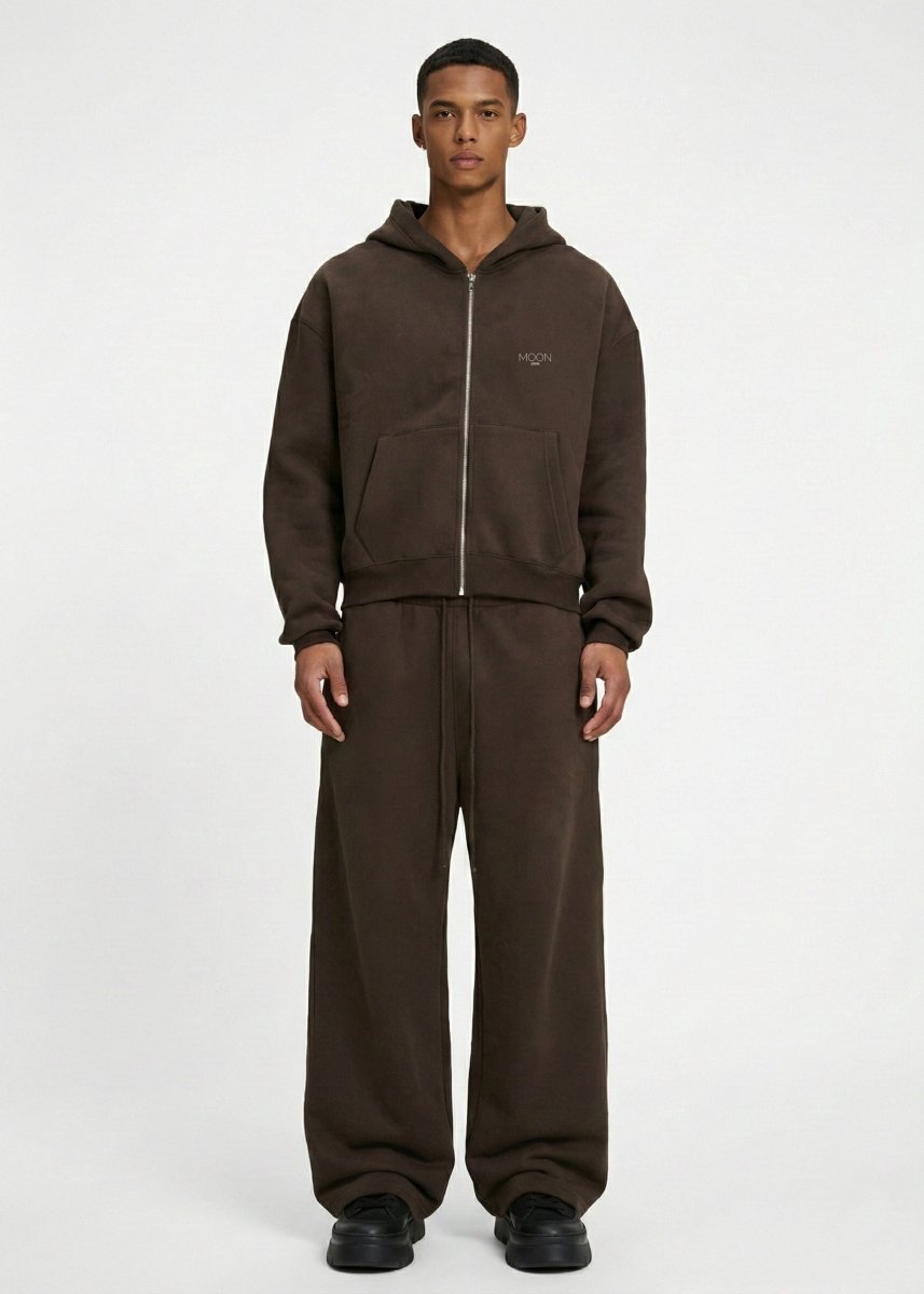 Moon Oath | Men’s Brown Fleece Set