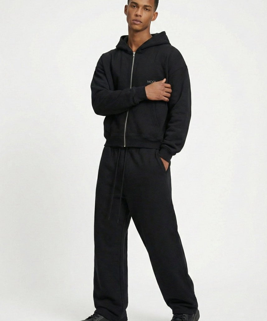  S Moon Oath | Men’s Black Fleece Set