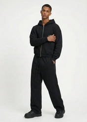 S / S Moon Oath | Men’s Black Fleece Set