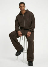 Serment de la Lune | Ensemble polaire marron pour homme