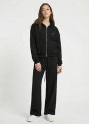 S / S Moon Oath | Women’s Black Fleece Set